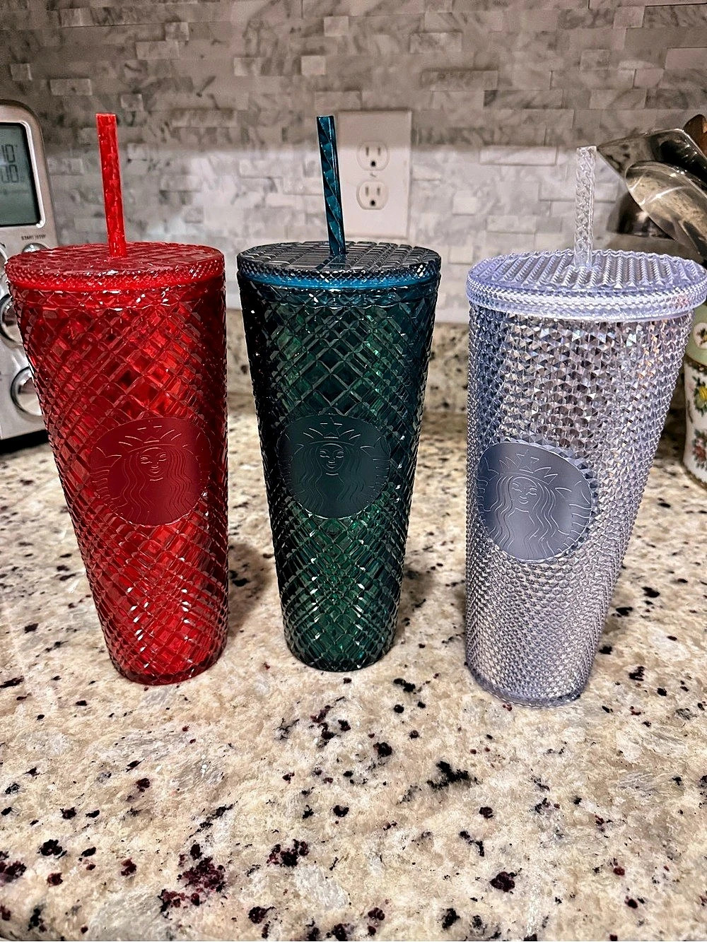 Starbucks Studded Cold Cup Tumbler Set